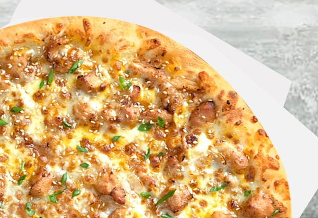 Honey Garlic Chicken Pizza at Pizza Napoli in Lloydminster