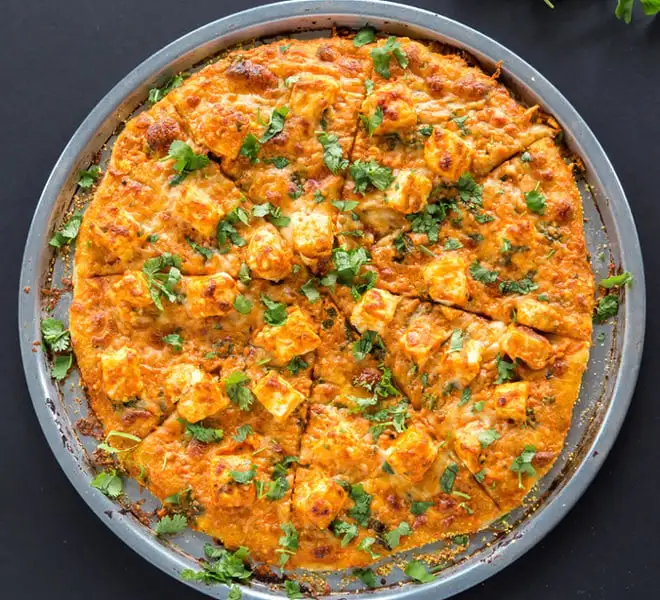 Delicious Shahi Paneer Pizza at Pizzanapoli Lloydminster